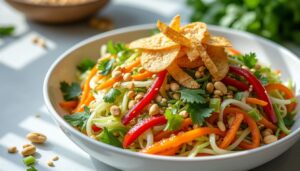 découvrez notre recette simple et rapide de salade asiatique croquante, pleine de saveurs exotiques et de fraîcheur pour un repas léger et délicieux.