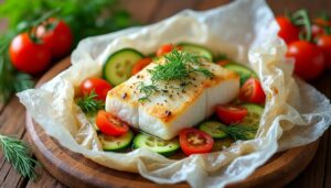 découvrez notre recette de filet de lieu noir en papillote, une cuisson légère et savoureuse qui préserve tous les arômes pour un repas sain et gourmand.