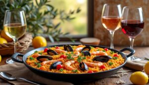 découvrez quel vin choisir pour sublimer une paella et profitez d'une dégustation parfaite grâce à nos conseils d'experts en accords mets et vins.
