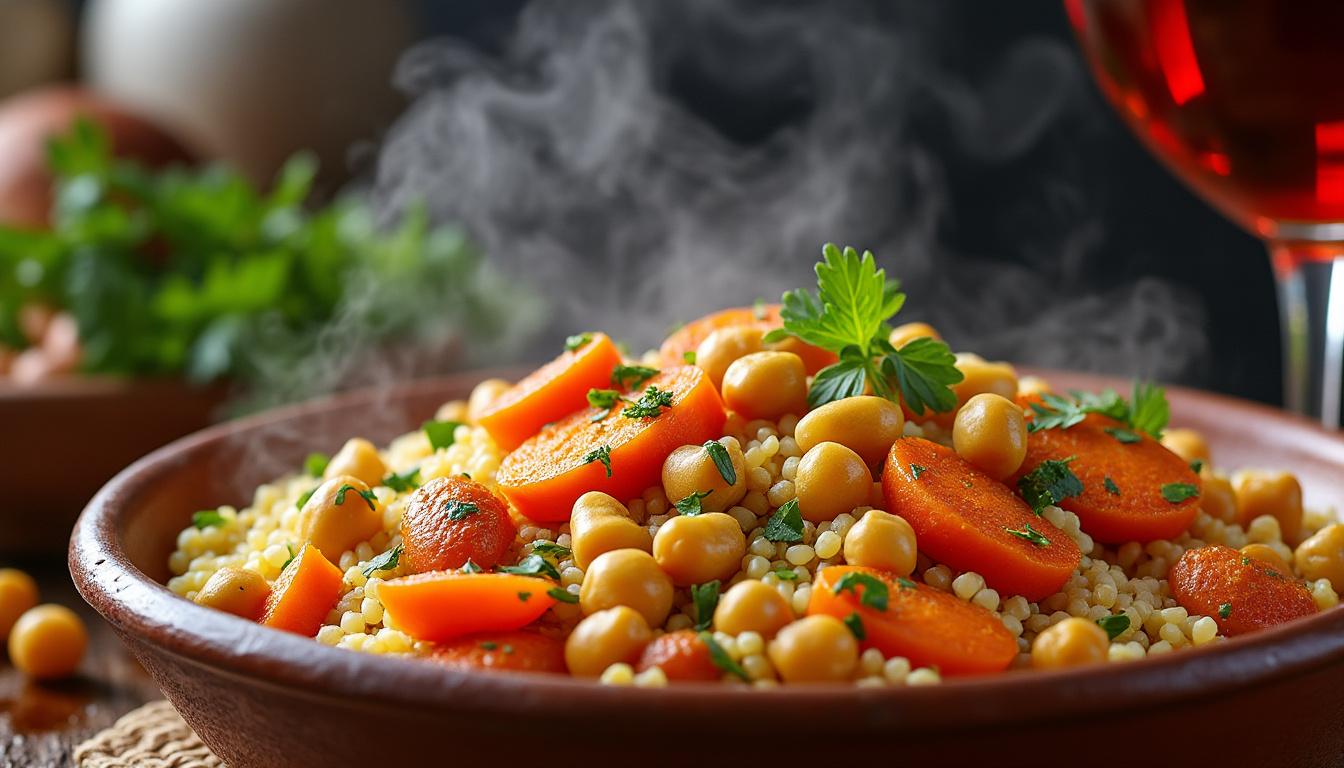 découvrez quel vin rouge choisir pour sublimer parfaitement votre couscous et révéler toutes les saveurs de ce plat traditionnel.