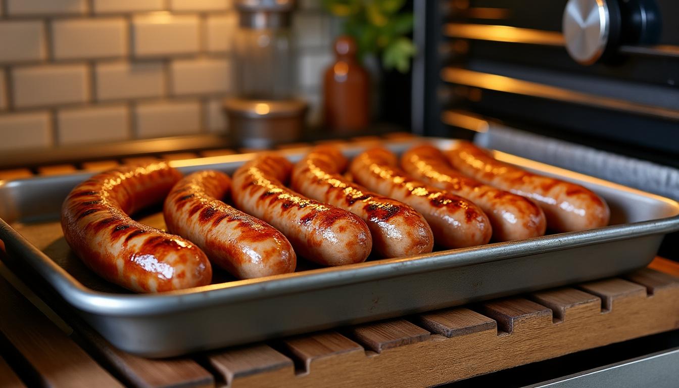 découvrez notre recette simple et savoureuse de saucisses au four, idéale pour un repas rapide et délicieux à tester sans attendre.