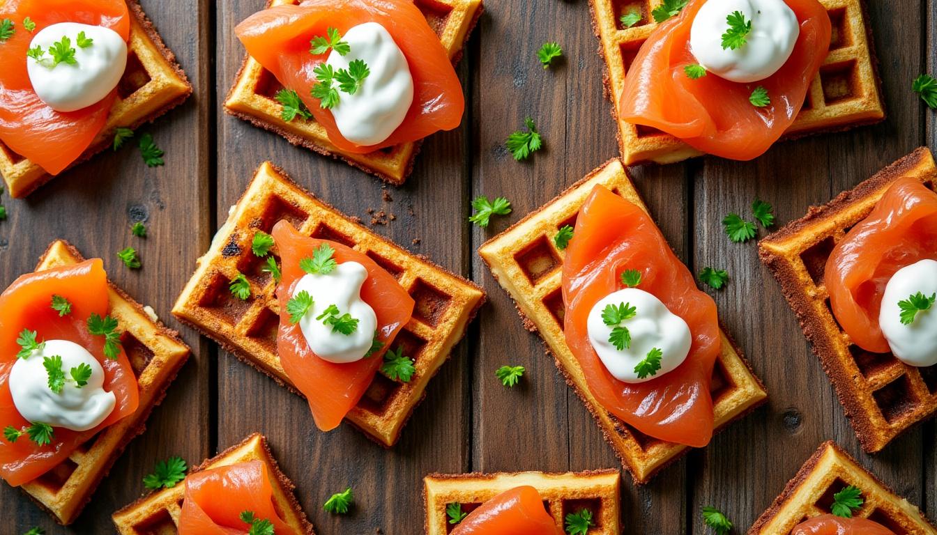 découvrez des recettes gourmandes et créatives de gaufres salées pour un brunch inédit, alliant saveurs originales et simplicité pour régaler vos convives.