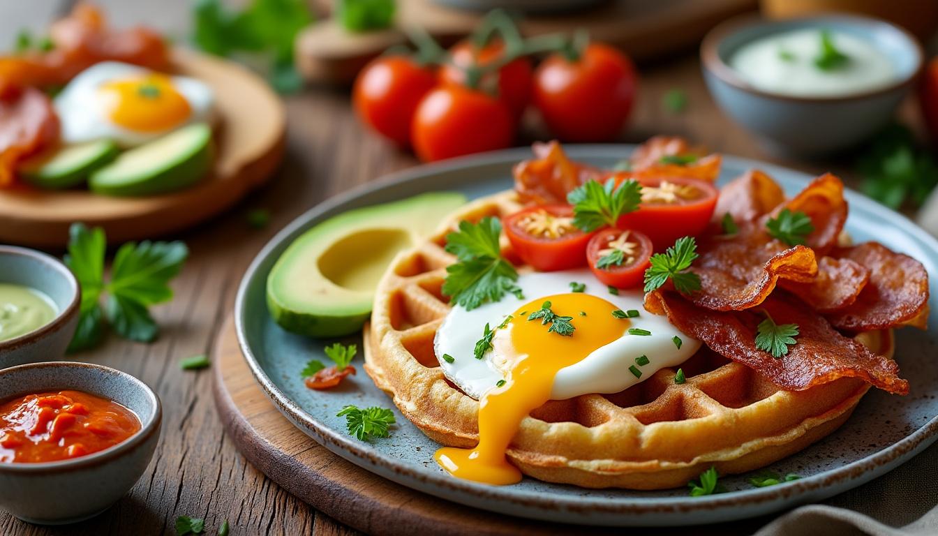 découvrez des recettes de gaufres salées pour un brunch inédit, gourmand et créatif. idéales pour surprendre vos invités avec des saveurs originales et savoureuses.