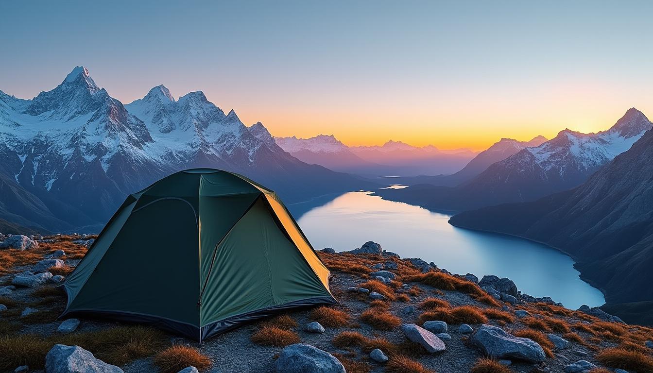 découvrez l'aventure unique d'une nuit en bivouac sur le sommet du mont des acrays, à la roche parstire, et profitez d'un panorama exceptionnel au cœur de la nature.