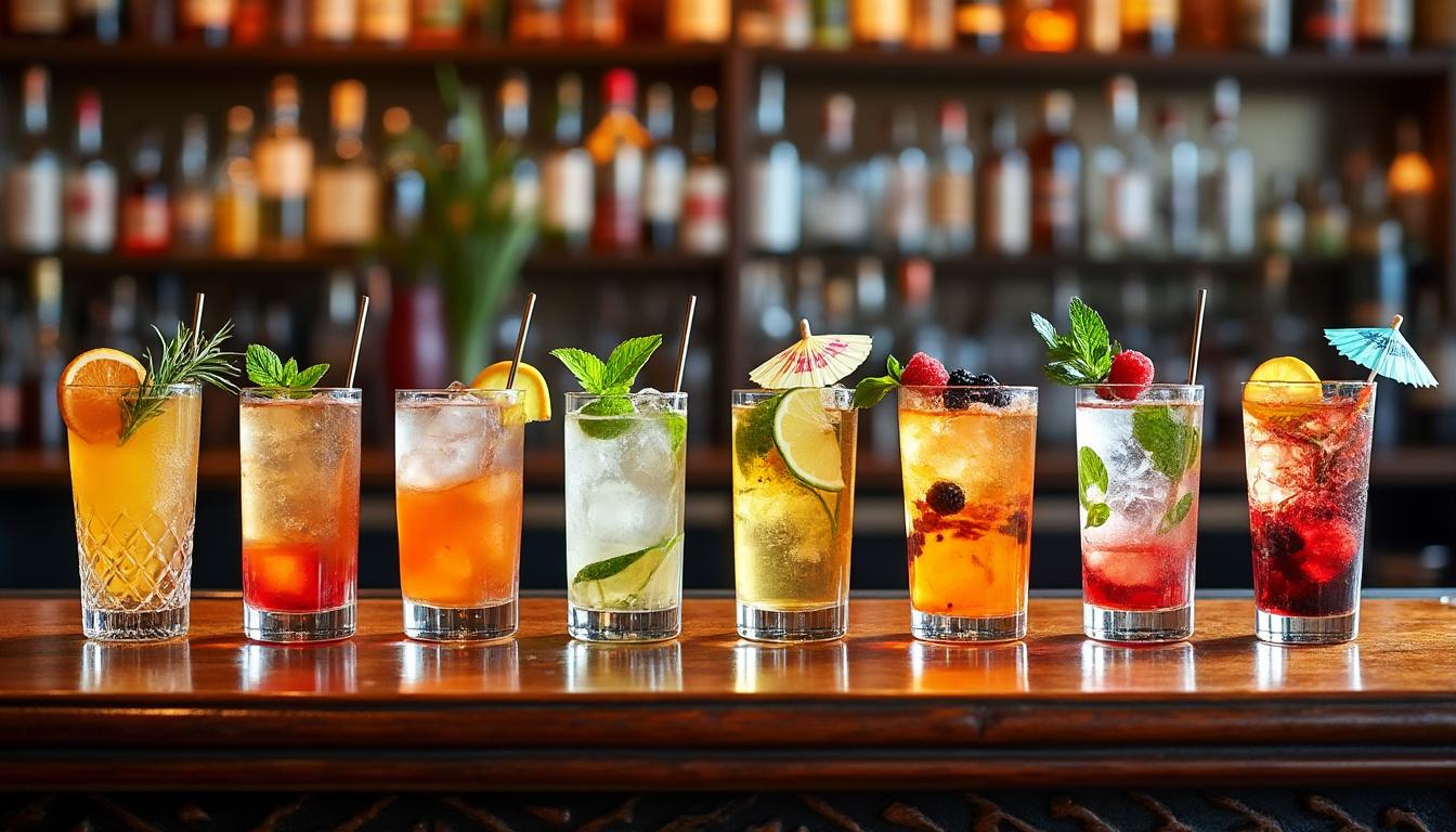 découvrez les 10 cocktails incontournables à base de gin qui réveilleront vos papilles avec des saveurs uniques et rafraßchissantes. parfaits pour toutes vos occasions !