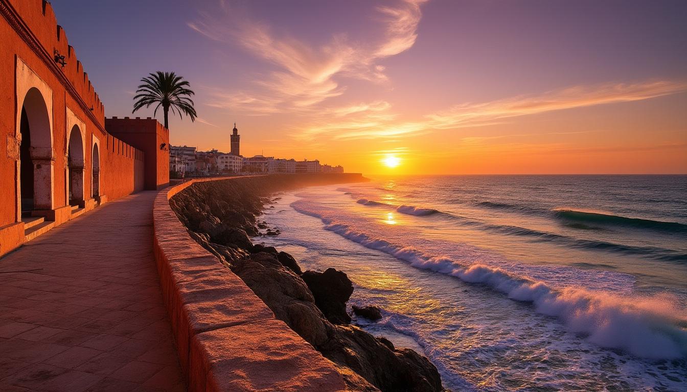 découvrez les plus beaux endroits pour admirer le coucher de soleil à rabat, avec notre sélection des meilleurs lieux pour des vacances inoubliables au maroc.