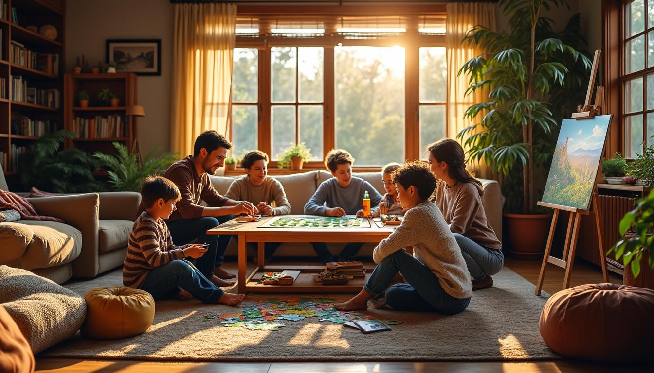 découvrez une sélection d'activités amusantes et créatives à faire à l'intérieur pour tous les ùges. idées simples et divertissantes pour passer du bon temps chez soi.