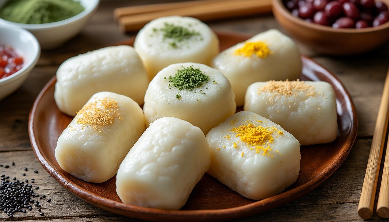 découvrez la recette authentique des tteok, les délicieux gùteaux de riz coréens traditionnels, faciles à préparer pour savourer un vrai goût de corée chez vous.