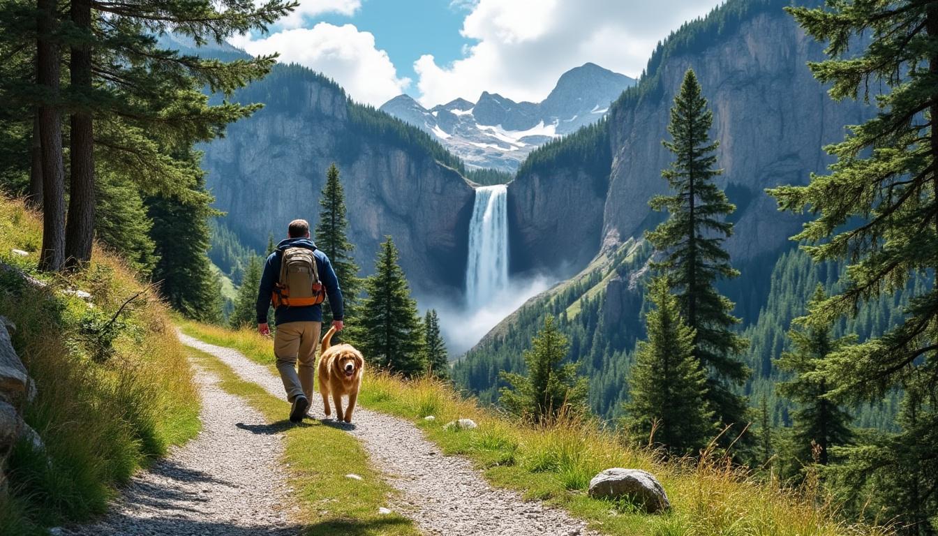 explorez la beauté naturelle de la cascade blanche dans le vercors lors d'une aventure inoubliable avec votre fidèle compagnon à quatre pattes. découvrez un cadre sauvage et préservé pour des moments de partage uniques.