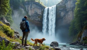 partez à l'aventure dans le vercors pour découvrir la magnifique cascade blanche, un lieu naturel idéal pour explorer en compagnie de votre fidèle compagnon à quatre pattes.