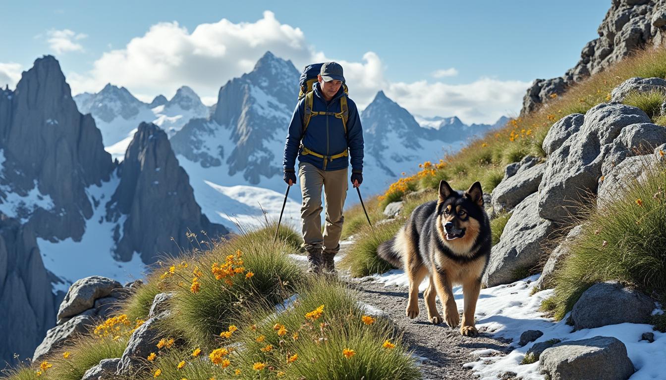 découvrez une aventure inoubliable à la pointe des cerces avec votre fidÚle compagnon à quatre pattes, entre paysages grandioses et moments de complicité en pleine nature.