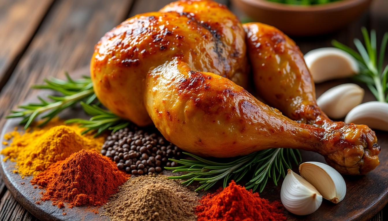 découvrez les épices incontournables qui métamorphoseront votre poulet en un festin savoureux et parfumé, pour des repas riches en goût et en plaisir.
