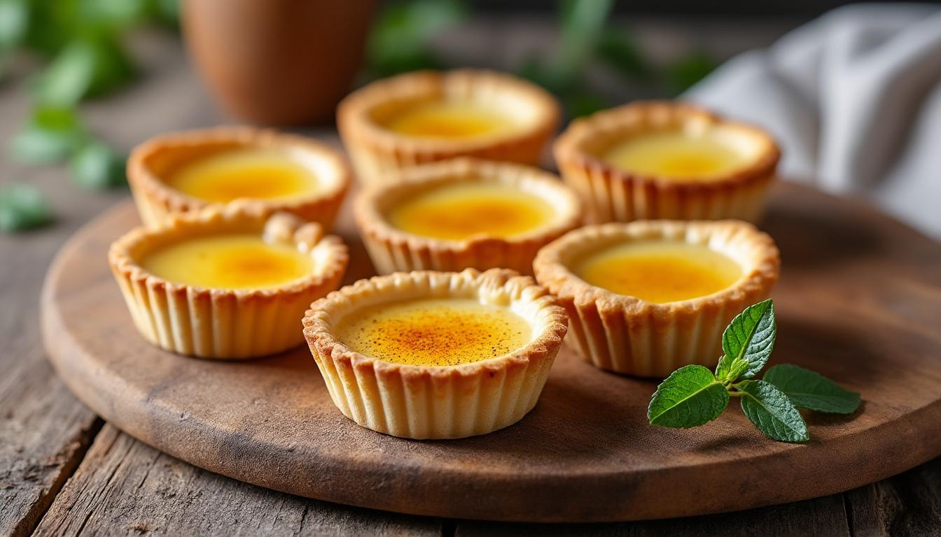 découvrez la recette gourmande des tartelettes de flan pâtissier à la vanille, un dessert sucré et fondant parfait pour toutes les occasions.