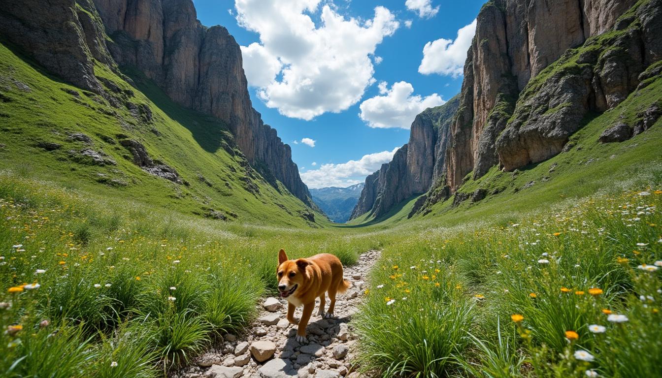 partez pour une aventure canine inoubliable au cœur du canyon des gueulards. découvrez des randonnées captivantes et des paysages à couper le souffle, parfaits pour les amoureux de la nature et leurs chiens.