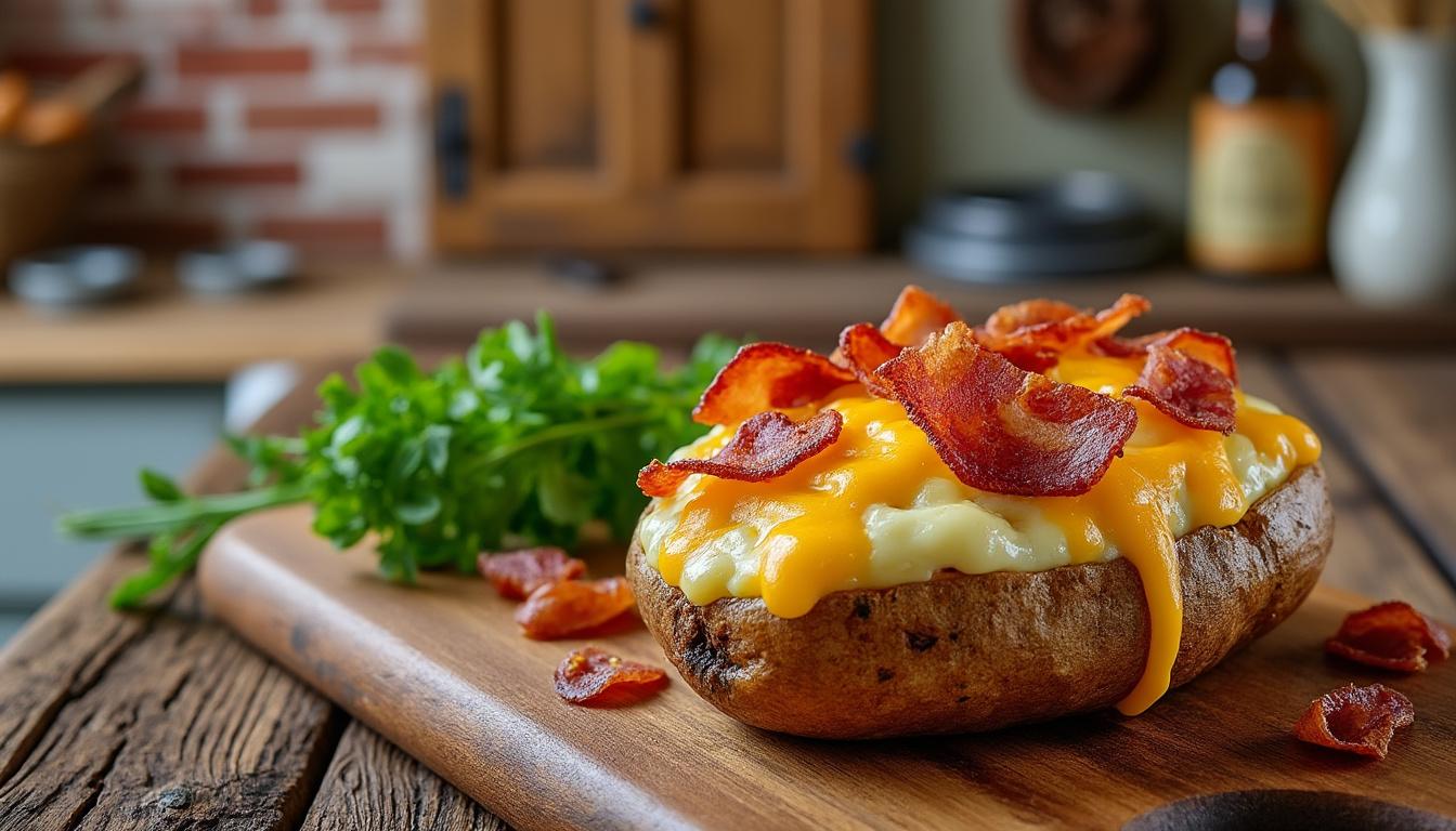 découvrez la pomme de terre farcie campagnarde du prince, un délice rustique qui vous invite à un voyage gourmand aux saveurs authentiques et traditionnelles.