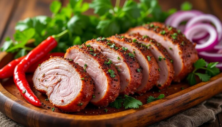 découvrez le lomo épicé, une symphonie de saveurs en bouche qui éveillera vos papilles avec ses épices savamment dosées et sa tendreté incomparable.